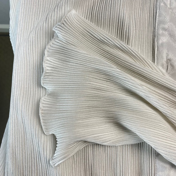 PEPPERMAYO Change of Pace Plisse Shirt and matching 90s Muse Plisse Pants White - Picture 8 of 12